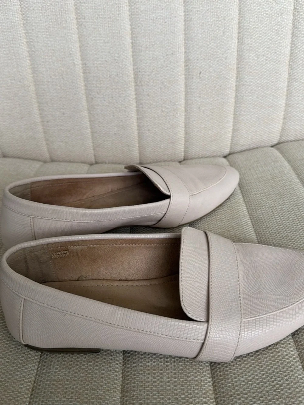 Women's Tan Slip-On Loafers